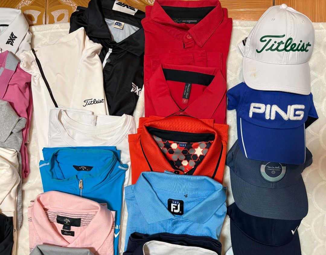 Golf tops, caps and bottoms (Category: Golf) located in General Santos City (Dadiangas). Submitted by cap.on.green (Listing ID 1464243851, Image 2). Description: Message for item details.