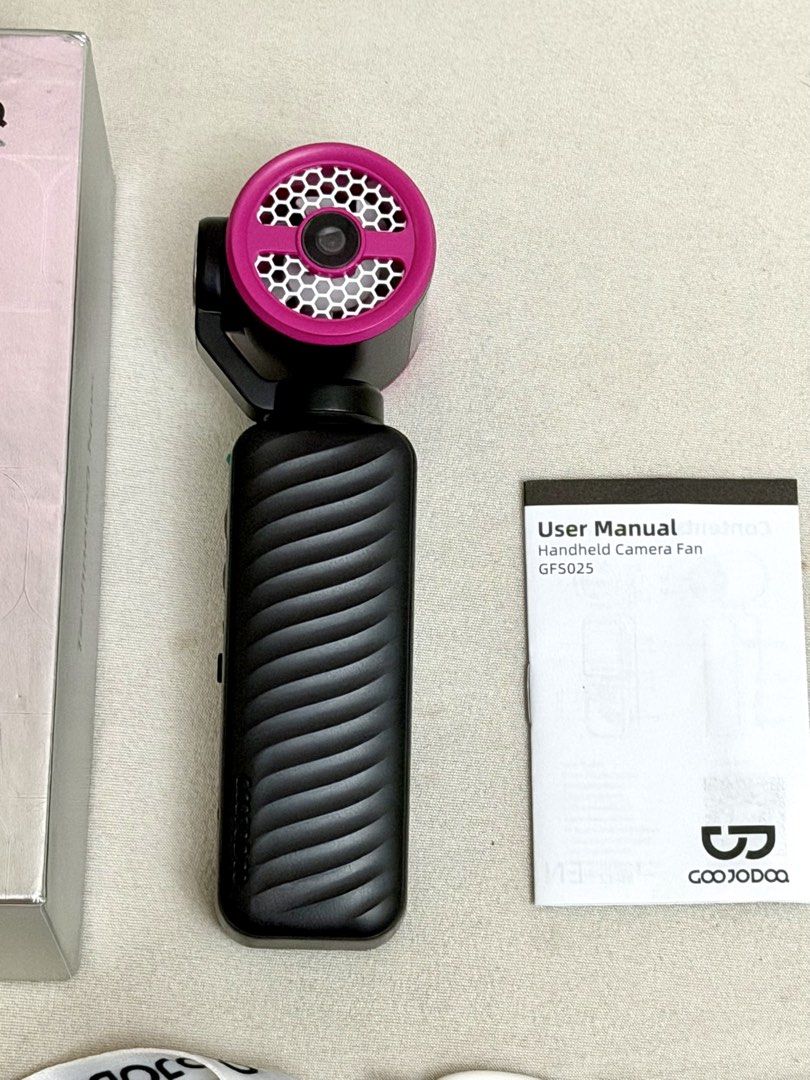GOOJODOQ Handheld Camera Fan (Category: Other Mobile & Gadget Accessories) located in Bulacan. Submitted by closetbyally (Listing ID 1464239849, Image 2). Description: BRAND NEW DECLUTTERING More details about this item pabasa po nasa photos na just swipe lang. If in doubt, don’t buy! ❌Pass sa maselan po. Let’s not waste each other’s time Pls read before ordering. Actual pic posted All prices are fixed. No haggling Strictly PAYMENT FIRST & Shippi