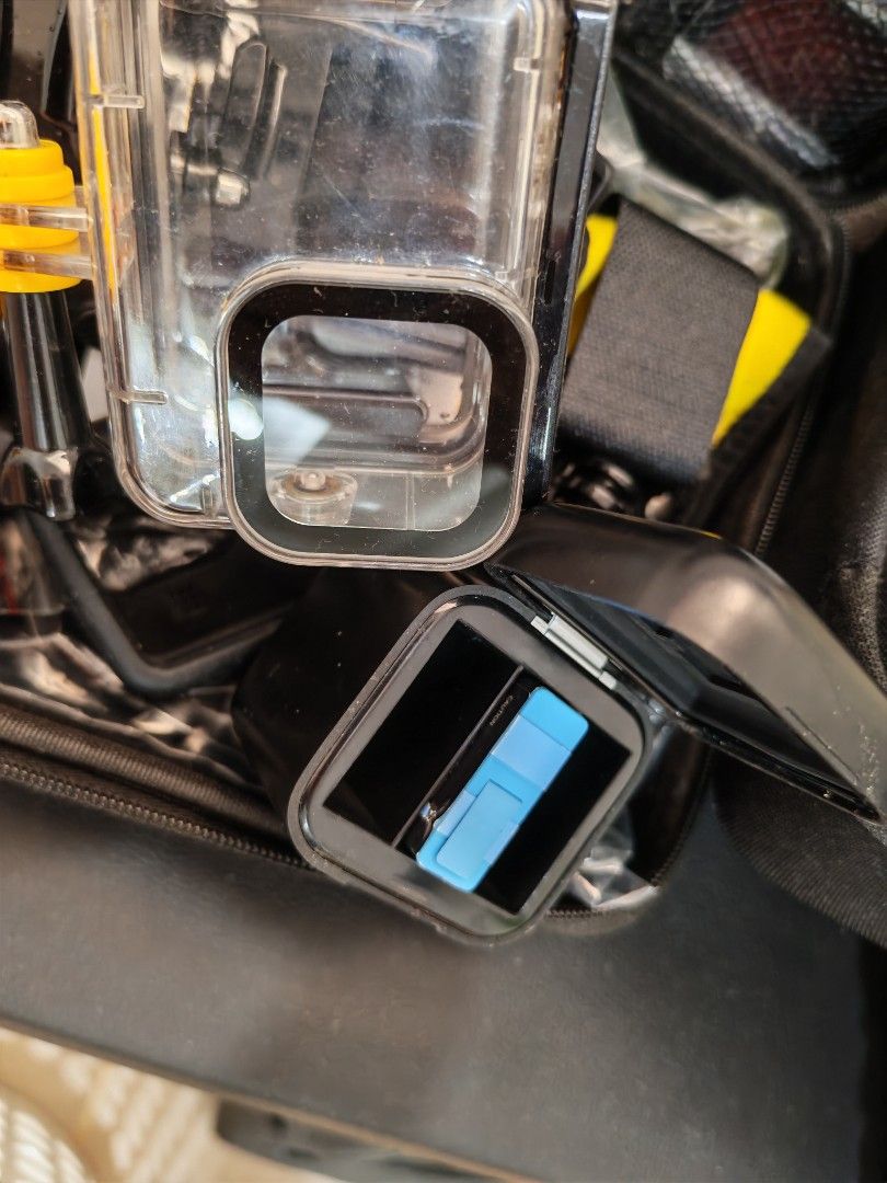 GoPro HERO 9 Black Action Camera with Accessories (Category: Cameras) located in Cavite. Submitted by kimmy71195 (Listing ID 1464146836, Image 2). Description: - GoPro HERO 9 Black action camera - Includes Telesin battery - Waterproof housing included - Numerous mounting accessories - Floating hand grip - All fits in a protective case - Ideal for adventures and vlogging For sale go pro hero 9 complete accessories with one spare telisin battery no
