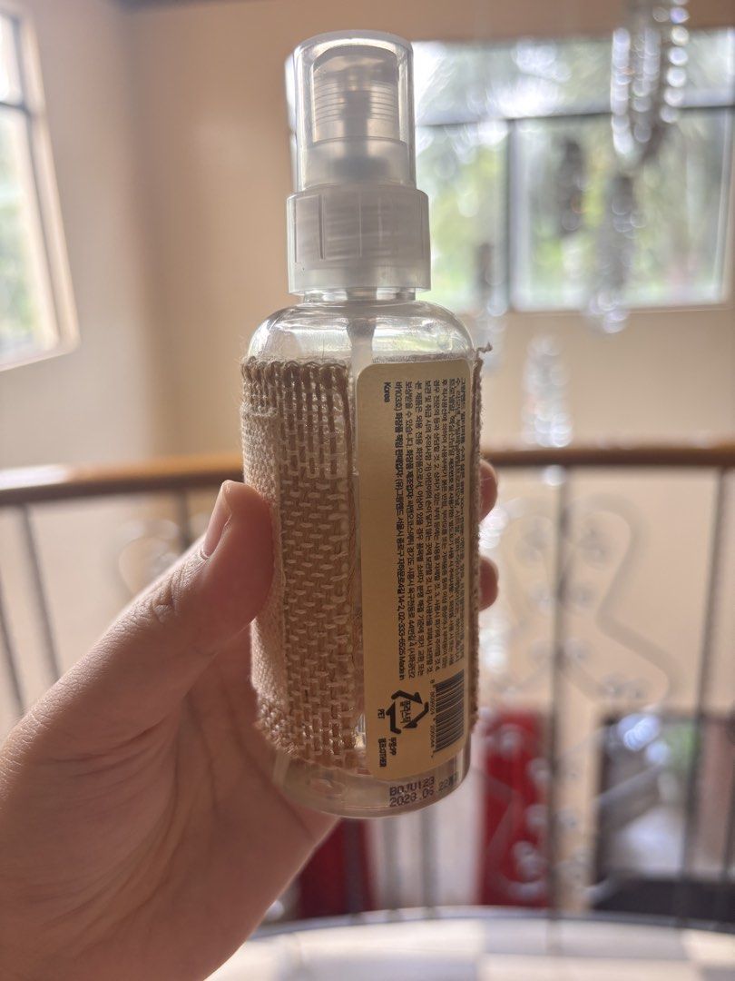 Granhand Susie Salmon Spray Bottle (Category: Fragrance & Deodorants) located in Bacolod City. Submitted by jeeyahsells (Listing ID 1464169952, Image 2). Description: Original from Korea (had my name written) 100ml bottle 2.5-3k if you buy it online :) always sold out! please see the line sa photo 2 for its content.
