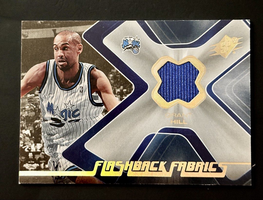 Grant Hill 2006-07 Upper Deck SPx Flashback Fabrics (Category: Raw Singles) located in Mandaluyong City. Submitted by collectorsobsessions (Listing ID 1464140105, Image 1). Description: - Card in Near Mint condition. - PRICE: P700.