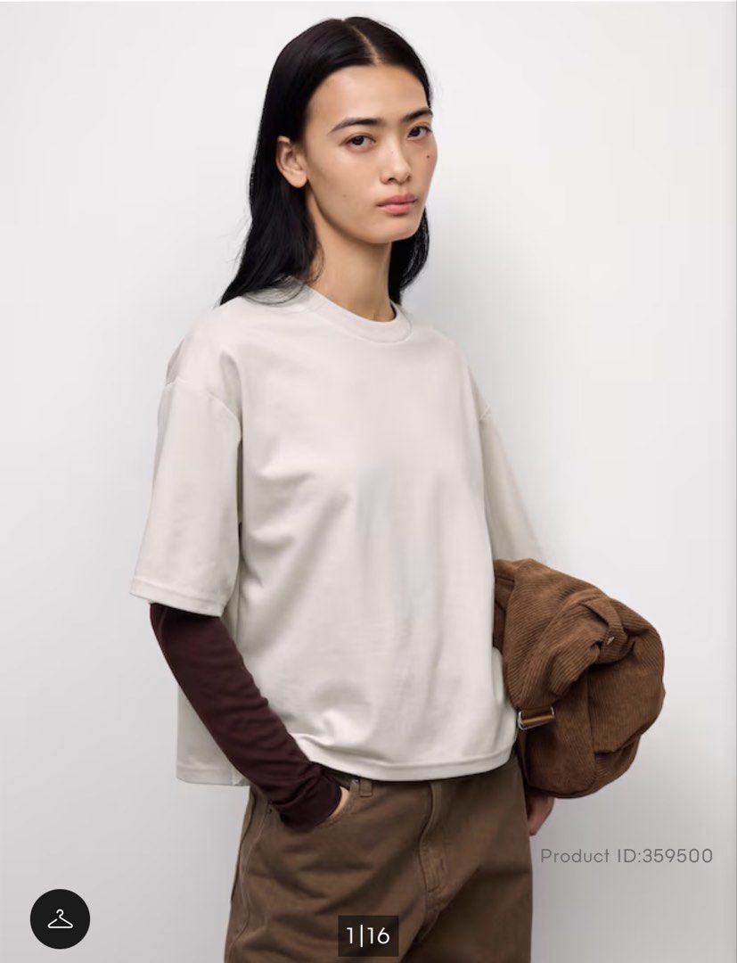 GU Beige Boxy Top -Semi Crop (Category: Shirts) located in Catarman. Submitted by hyukissco (Listing ID 1464201754, Image 2). Description: Natangal lang yung tag - From pasabuy japan RFS: di bagay sa body type ng owner .