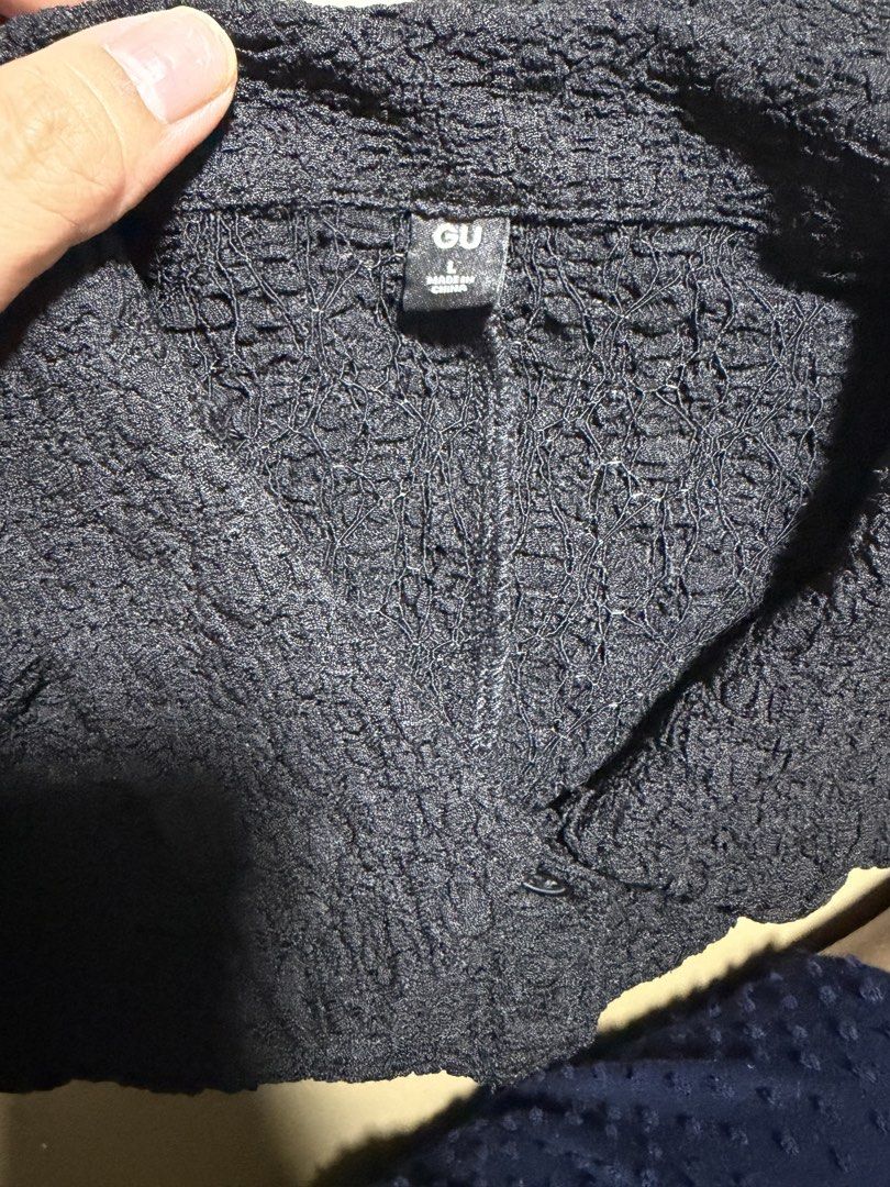 GU Long Sleeves (Category: Blouses) located in Lipa City. Submitted by jenragragio (Listing ID 1464248490, Image 3). Description: Large Size stretchable Brand New never worn but tag removed Available in white color too.