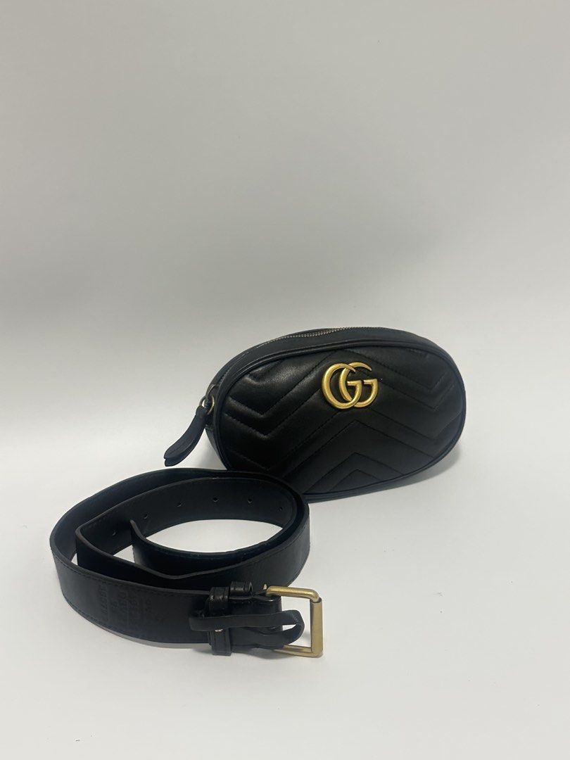 Gucci Marmont Belt Bag (Category: Luxury Bags & Wallets) located in Bulacan. Submitted by groundloot727 (Listing ID 1464236810, Image 1). Description: Gucci marmont .