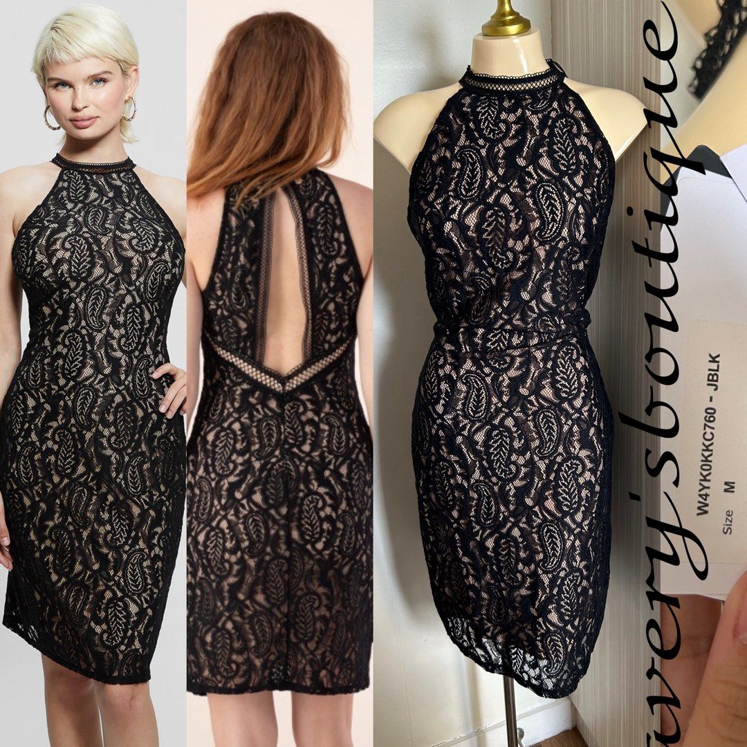 GUESS black eyelet dress - MEDIUM (Category: Dresses) located in Quezon City. Submitted by averysboutiqueonfb (Listing ID 1464186050, Image 1). Description: ‼️PRICE IS NOT NEGOTIABLE‼️ 📍Location: Munoz,Quezon city. 🧾MOP: Gcash/BDO/Maya/Maribank 🚚MOD: J&T/Lalamove ❌No rush shipping ❌Measurements not available for certain items .