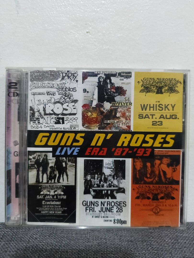 Guns N' Roses - Live Era 87-93 (Category: CDs & DVDs) located in Cavite. Submitted by bodega_ni_kiks11 (Listing ID 1464284475, Image 1). Description: .