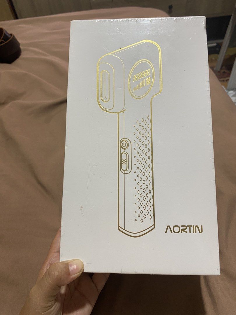 Hair Remover Device with Accessories (Category: Hair Removal) located in Manila. Submitted by cdb_22 (Listing ID 1464302661, Image 1). Description: - AORTIN IPL Hair Remover - Complete set with main device, power adapter, and all accessories shown - Original packaging (box) included - Ideal for convenient at-home hair removal.