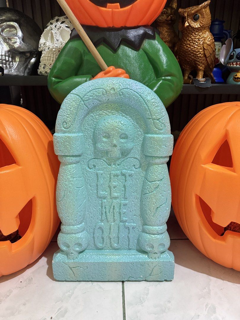 Halloween Decoration Tomstone (Category: Other Stationery & Craft) located in Pasig City. Submitted by JMToysandCollectibles (Listing ID 1464244293, Image 3). Description: ‼️ONHAND STOCKS/ LIMITED STOCKS ONLY SEASONAL ITEM‼️ PRICES NASA PICTURES NA Halloween DecorationsTombstone Size: Height: 17.5” Inches Length: 11” Inches Made of Styro Foam Pick Up or Delivery Via Lalamove MOP: Gcash/ BPI/ BDO.