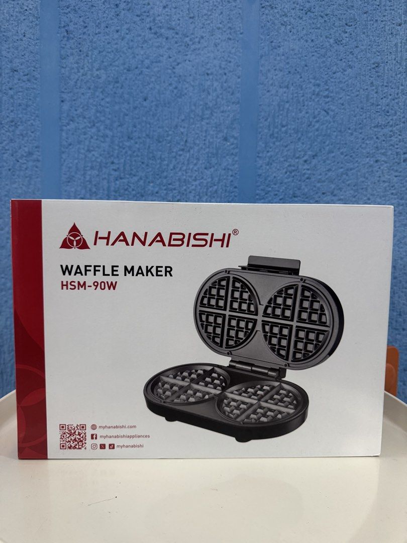 Hanabishi Waffle Maker (Category: Breadmakers) located in Pasig City. Submitted by _thegarmentsgallery (Listing ID 1464192552, Image 1). Description: Rekta PM!.