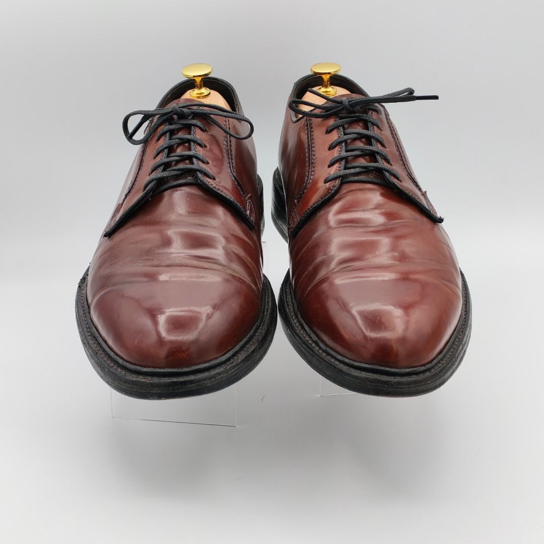 Hanover Horween Shell Cordovan Plain Toe Blucher Shoes - US 11.5 (Category: Dress Shoes) located in Taguig. Submitted by lukaemanuel (Listing ID 1464265212, Image 2). Description: Hanover Horween Shell Cordovan Plain Toe Blucher Shoes – US 11.5 — 👞 Condition: Used / vintage 📏 Size: US 11.5 🎨 Color: Burgundy / Color 8 style shell cordovan tone 🥾 Style: Plain toe blucher / derby 🌍 Made in: USA 🎁 Inclusions: Shoes only; shoe trees not included