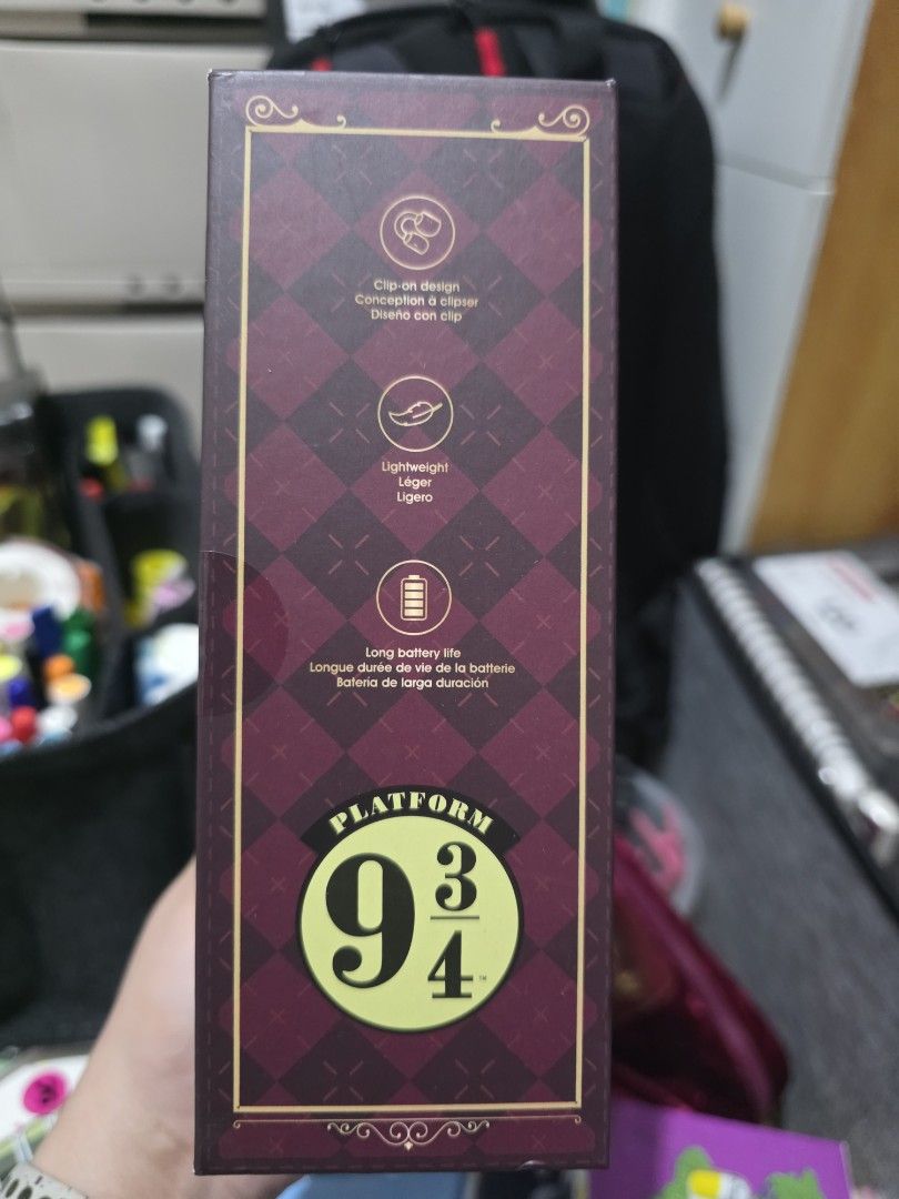 Harry Potter Platform 9 3/4 Hogwarts Express Earphones (Category: Headphones & Headsets) located in Mandaluyong City. Submitted by kendykeyn (Listing ID 1464285643, Image 2). Description: - Harry Potter x Miniso earphones - Features Platform 9 3/4 and Hogwarts Express design - Comes with a charging case - Lightweight and clip-on design - Long battery life - Ideal gift for any Harry Potter fan.