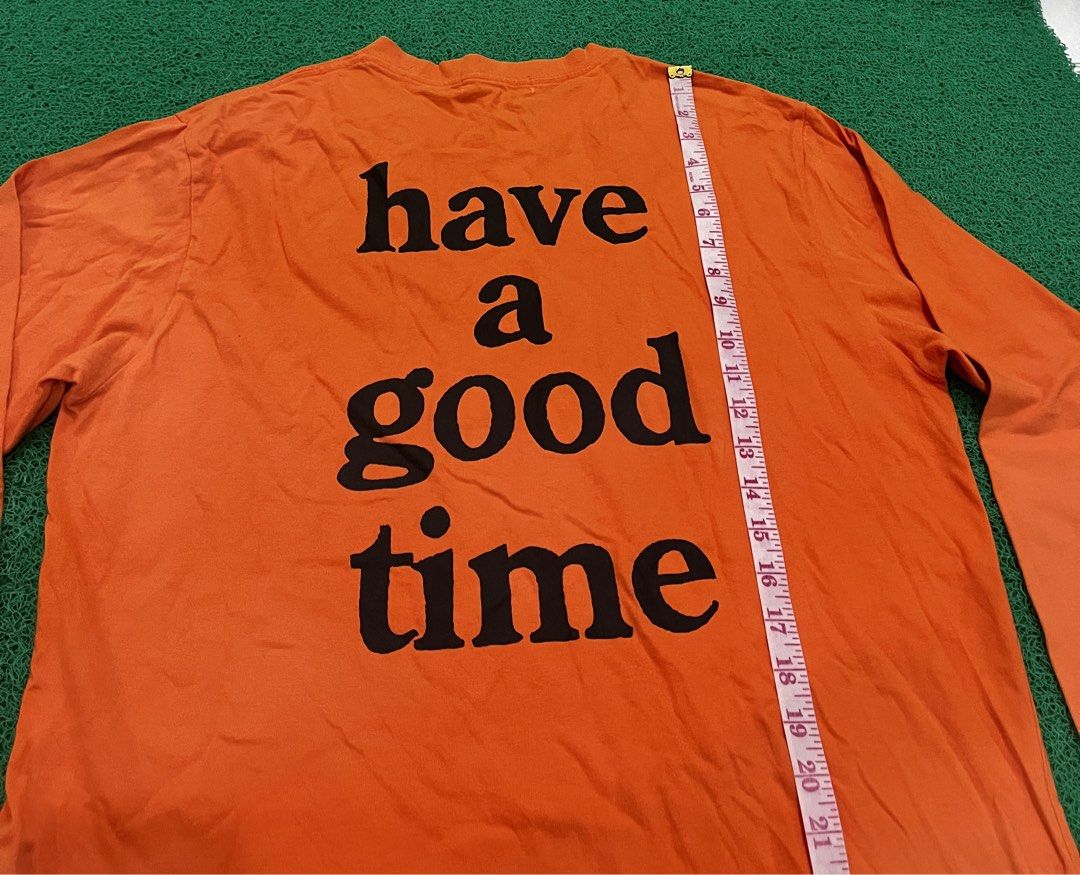 Have a Good Time Cotton LS (Category: Tshirts & Polo Shirts ) located in Legazpi City. Submitted by harcyjayoutdoors.ph (Listing ID 1464274859, Image 3). Description: Have a Good Time Cotton LS Excellent condition Color rate: 10/10 (Actual color on pic) Dimes: 21.5W X 28.5L No issues, ang solid pa ➡️ Mine: 299 Add ship sa malayo .