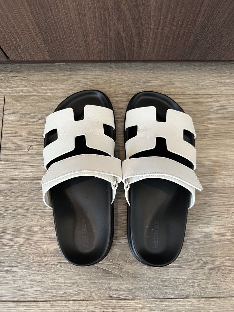 Hermes Chypre (Category: Flats & Sandals) located in Pasig City. Submitted by 2etal (Listing ID 1464187030, Image 2). Description: Complete with box and paperbag Size 37. 5.