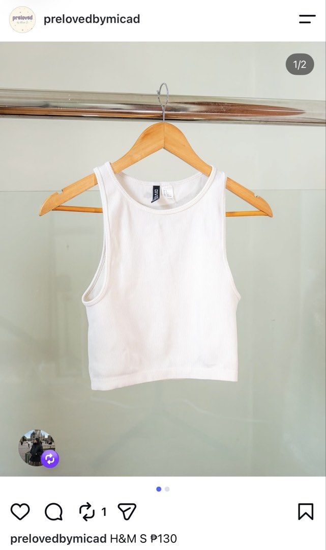 H&M S (Category: Sleeveless) located in Lipa City. Submitted by prelovedbymicad (Listing ID 1464304912, Image 1). Description: .