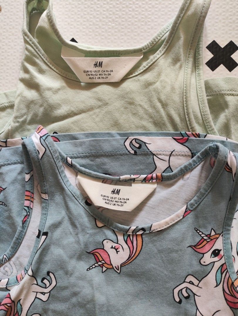 H&M set 🌈 (Category: Babies & Kids Fashion) located in Taguig. Submitted by cleanupmomma (Listing ID 1464165860, Image 3). Description: Please take time to read Sold as Set Original 2 h&m dresses free floral dress wyiwyg.