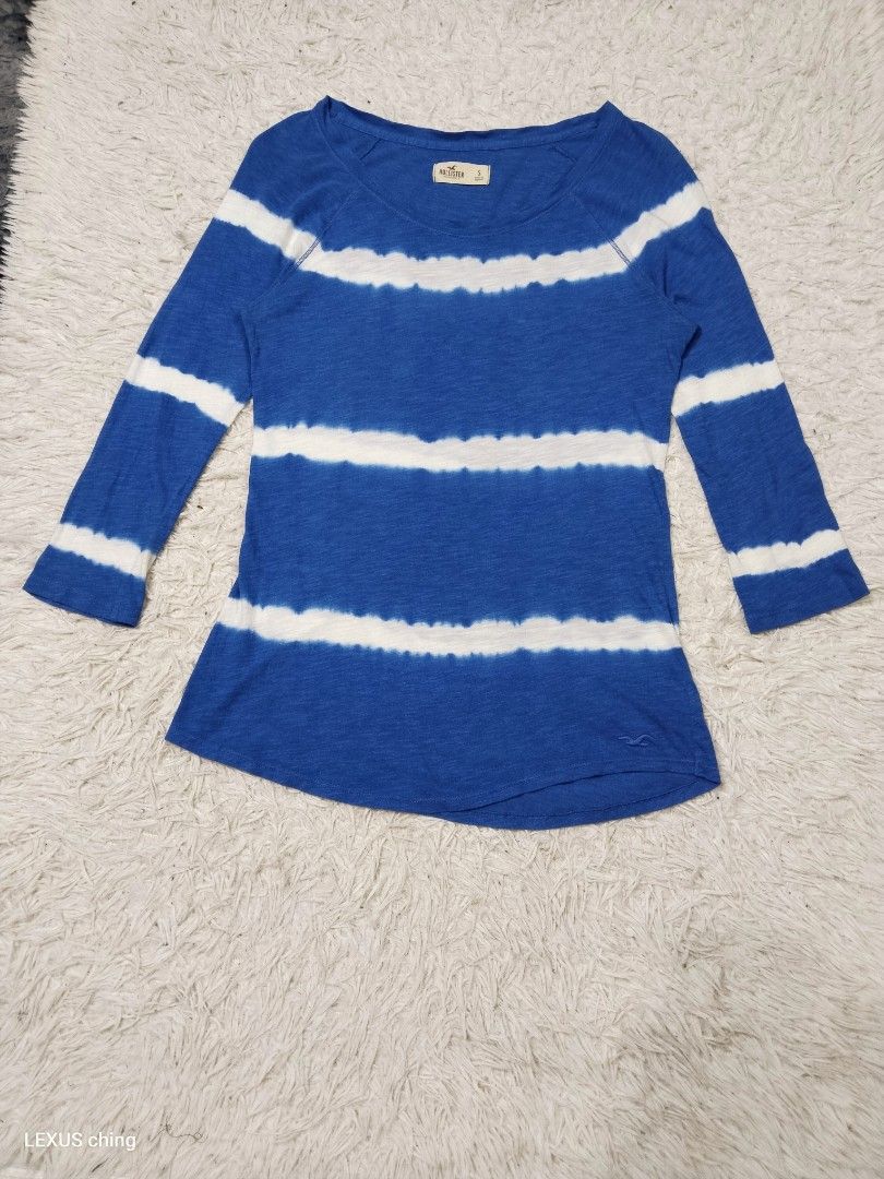 Hollister tie dye striped (Category: Longsleeves) located in Manila. Submitted by lexusthrift1995 (Listing ID 1464137791, Image 2). Description: Size- SMALL Dimension- 17x25.5 Color rate- 8/10 Condition- 8/10 issue- no issue good condition ‼️200.pesos plus shipping fee 💸MODE OF PAYMENT- GCASH payment first 🚛MODE OF DELIVERY- J&T or LALAMOVE 📍LOCATION- NORTH CALOOCAN CAMARIN BRGY.177 1705 SUNFLOWER STREET. 🗒Note: Please manage your expectation