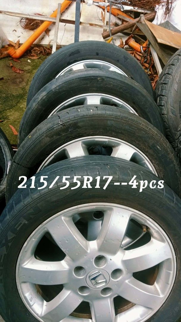 Honda wheel with mugs (Category: Mags and Tires) located in Manila. Submitted by quickfire.b2b179 (Listing ID 1464230491, Image 1). Description: new. rush forsale pm me😊 call#09624042886.