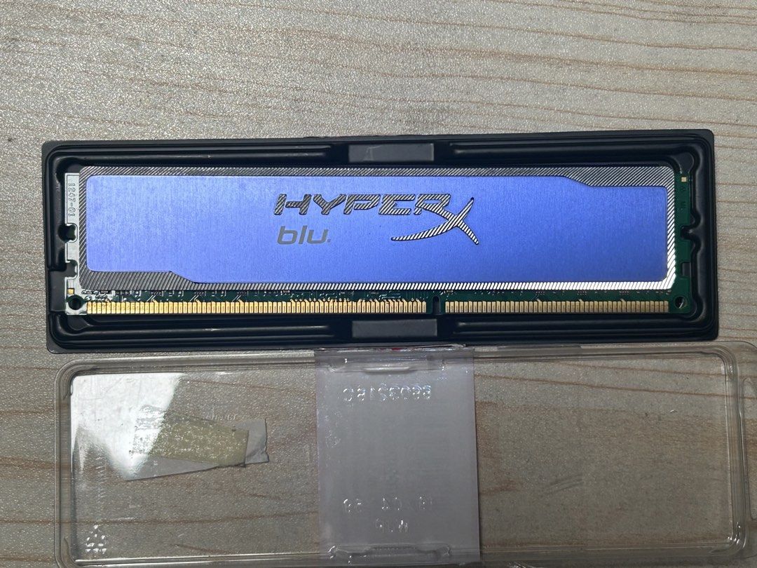 HyperX Blu DDR3 RAM Module (Category: Computer Parts) located in Quezon City. Submitted by mrchlp.erizo (Listing ID 1464265674, Image 1). Description: Kingston HyperX 8GB DDR3 1600MHz (PC3-12800) - KHX1600C10D3B1/8G - Blue - Php 650 ✅ Tested and Working QC Area. PM for more info.
