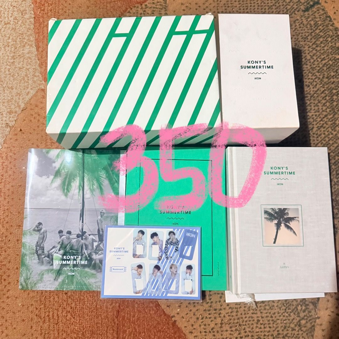 iKON KONY'S SUMMERTIME (Category: K-Wave Merchandise) located in Dasmarinas. Submitted by peachtwinkle (Listing ID 1464248904, Image 1). Description: see photo for inclusion.