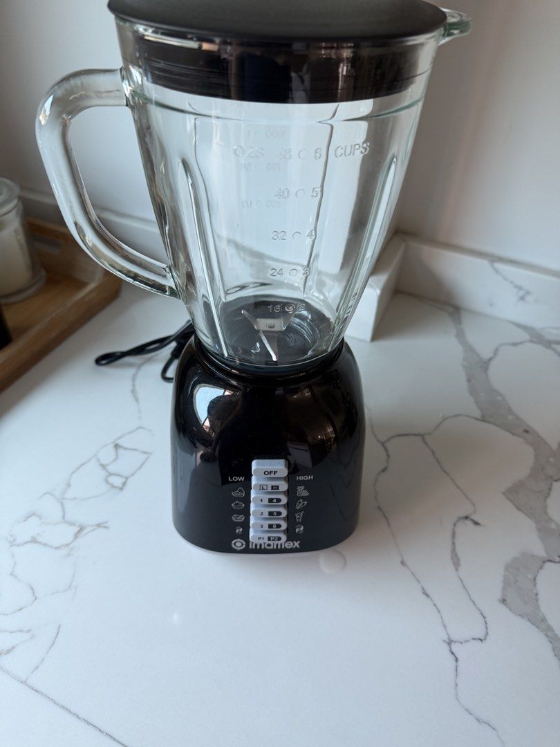 Imarflex Multi-Blender IB-635G 400W Glass Jar (Category: Juicers, Blenders & Grinders) located in Manila. Submitted by tipanty2977 (Listing ID 1464270296, Image 1). Description: - Imarflex Multi-Blender IB-635G - Powerful 400W motor - Durable glass jar - Multiple speed settings: Low, High, Pulse - Ideal for smoothies, sauces, and more - Tested and confirmed working - Ready for its new home.