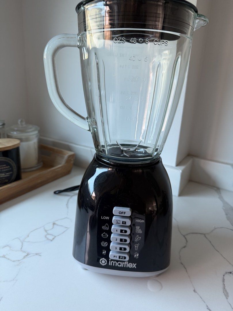 Imarflex Multi-Blender IB-635G 400W Glass Jar (Category: Juicers, Blenders & Grinders) located in Manila. Submitted by tipanty2977 (Listing ID 1464270296, Image 2). Description: - Imarflex Multi-Blender IB-635G - Powerful 400W motor - Durable glass jar - Multiple speed settings: Low, High, Pulse - Ideal for smoothies, sauces, and more - Tested and confirmed working - Ready for its new home.
