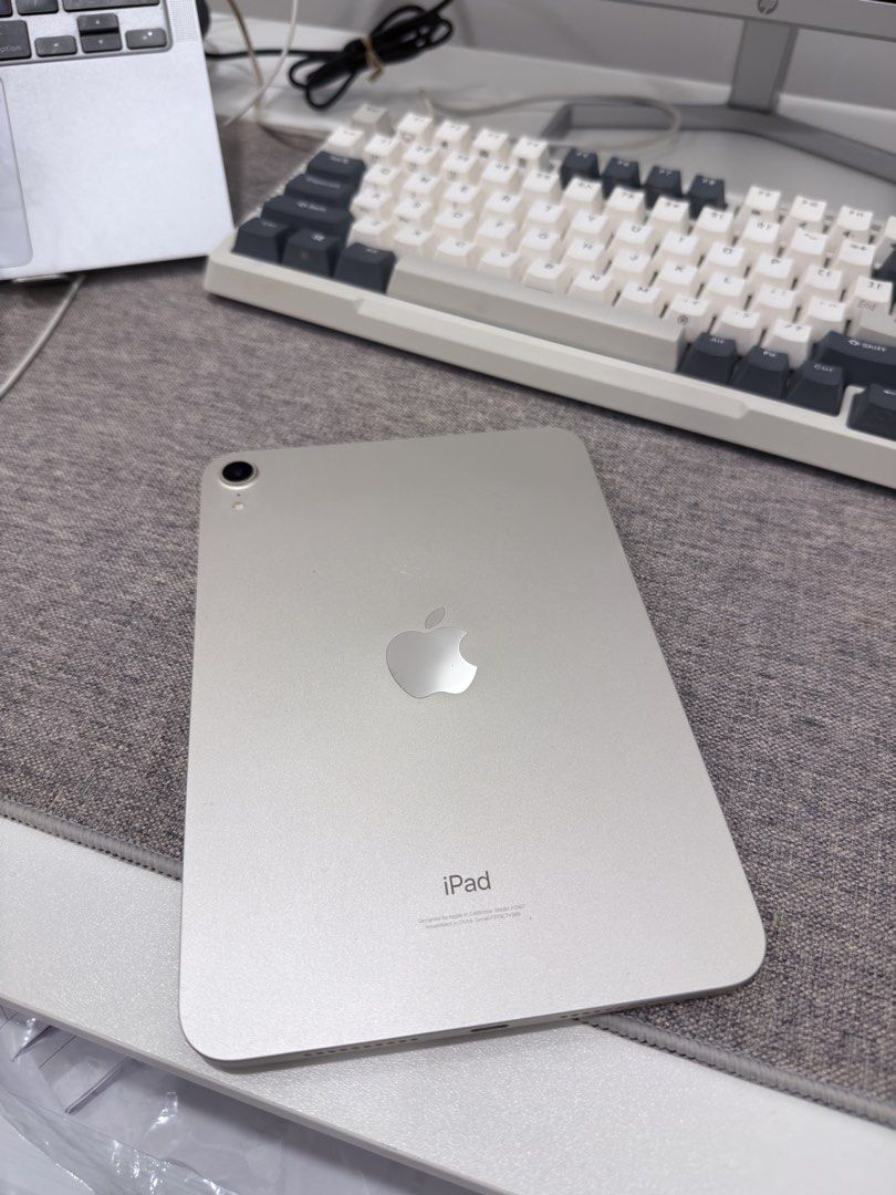 Ipad Mini 6 Almost New Condition (Barely used) Used for E-ready only (Category: iPad) located in Manila. Submitted by carlouises32798 (Listing ID 1464312906, Image 1). Description: - iPad Mini 6 - Color: Silver - Storage: 64GB - Condition: Excellent, well-maintained, barely used. Used for E-reading only ever since. - Design: Compact, lightweight, and modern - Ideal for: Portability, productivity, and entertainment -color: Starlight - Meetup Locat