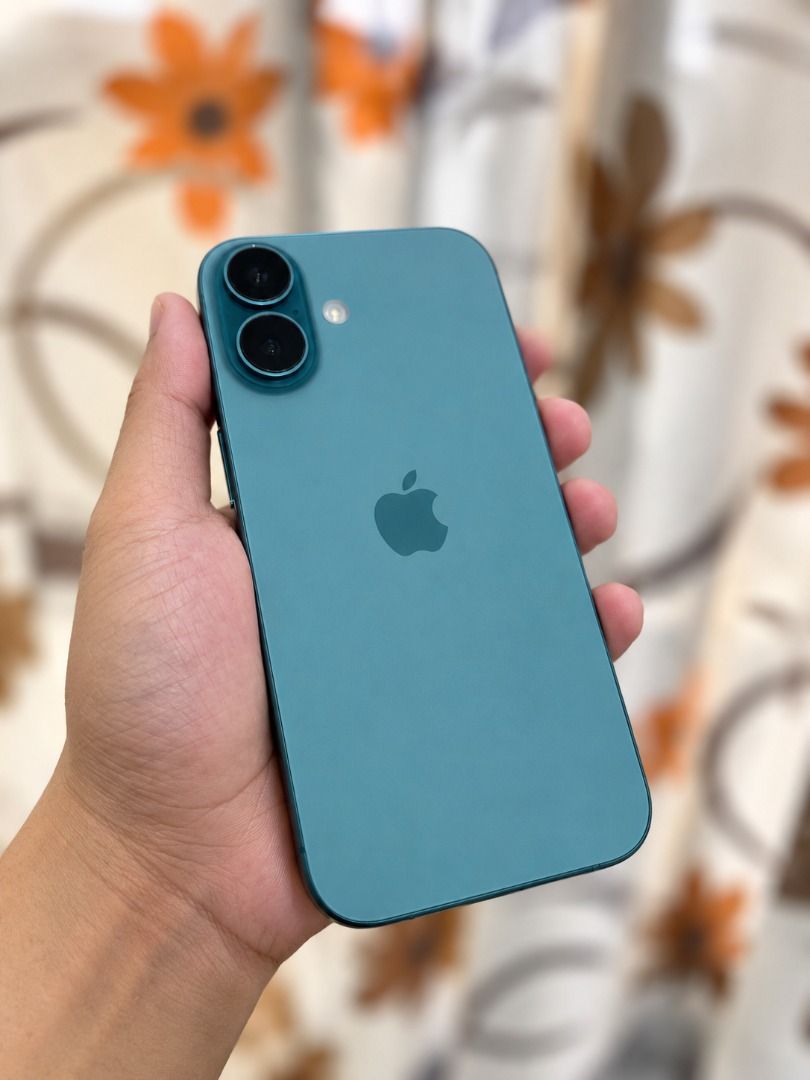 iPhone 16 (Category: iPhone 16 Series) located in Trece Martires City. Submitted by koy.44 (Listing ID 1464234586, Image 1). Description: iPhone 16 128GB – Teal 💰 ₱35000 🔄 FOR SALE / SWAP UNIT DETAILS • 128GB Storage • Teal • 90% Battery Health • 537 Battery Cycle Count • Openline • Local Variant • NTC Approved • No dents • Minor paint chips • No issues Free case, no box 📍 Meetup: Around Cavite 💬 PM lang sa trade offers Preferably lower unit 