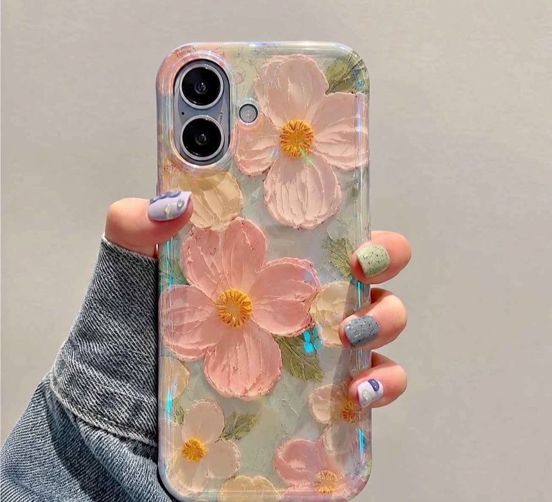 Iphone 16 Green Light Flower Case (Category: Cases & Sleeves) located in Manila. Submitted by jaysieseva620 (Listing ID 1464263368, Image 1). Description: never been used.