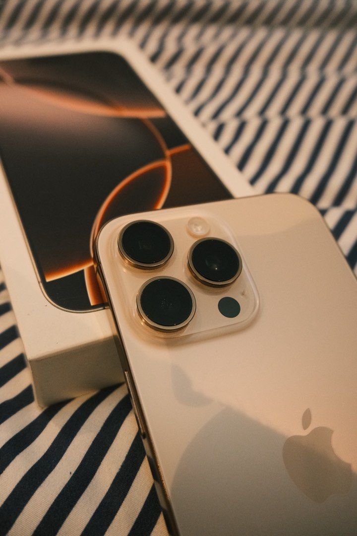 iPhone 16 Pro Max 512GB (Category: iPhone 16 Series) located in Caloocan City. Submitted by jval.stuff (Listing ID 1464311112, Image 2). Description: Apple iPhone 16 Pro Max 512GB With box and comes with Unused Original Apple USB-C Cable. It also comes with 2 Original Apple Silicone Cases in Tangerine and Periwinkle worth ₱6,780 100% Smooth — No dents, Scratches or should I say, “Pwede sa maarte?” 😆 91% Battery Health Bought September 2025 Locat