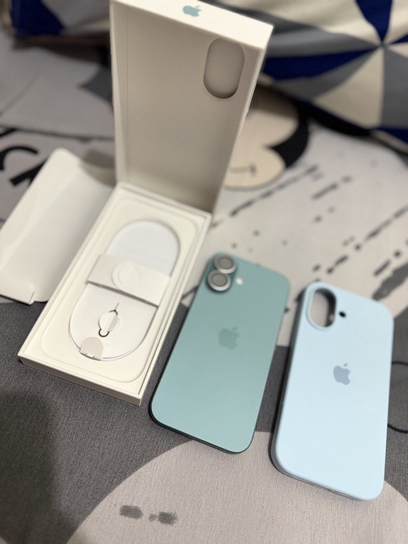 Iphone 16 Ultramarine (Category: iPhone 16 Series) located in Marikina City. Submitted by anglnclglv43730 (Listing ID 1464335392, Image 2). Description: 📱 FOR SALE — iPhone 16 128GB Teal💙 ₱33,000 ✨ iPhone 16 | 128GB | 🔋 100% Battery Health 🛡️ Under Apple Warranty until February 2027 ✅ issues — all functions working perfectly, but in camera part there is a small chip ✅ No repair history ✅ Original parts ✅ Factory Unlocked / Any SIM 🇵🇭 NTC / 