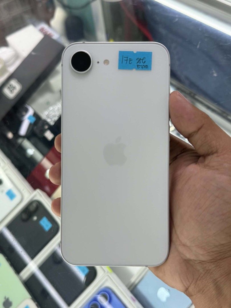 Iphone 17e 256gb 100% BATT Esim Unlock No issue (Category: iPhone 17 Series) located in San Juan City. Submitted by keannagadgetph (Listing ID 1464141134, Image 1). Description: Available for today's. IPhone 17e 256gb 100% bh Esim unlock Makinis Case temp charger US approved Accepting swap / Trade in / installment / walk in For fast transaction 09777177470 look for alyanna Fb page : javeds gadget shop.
