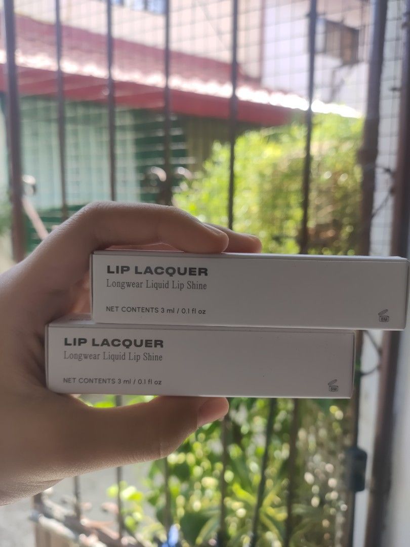 ISSY Lip Lacquer (Category: Makeup) located in Calamba. Submitted by isabellaprimrose2.0 (Listing ID 1464158602, Image 1). Description: - Two (2) sealed and unused Lip Lacquer tubes P380 each - Each tube is 3ml / 0.1 fl oz - Shades included: 'Two-Faced' and 'Cowgirl' - Formula: Longwear liquid lip shine.