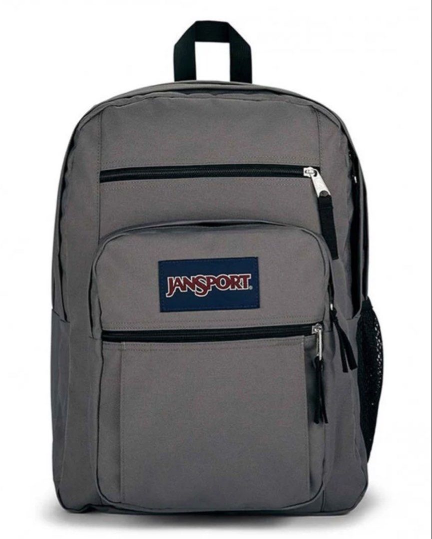 Jansport Big Student Backpack (Category: Luxury Bags & Wallets) located in Angeles City. Submitted by holyfabclothing (Listing ID 1464211299, Image 1). Description: Key Features •Mall price: 4,490 • Two large main compartments for heavy books and gear. • Dedicated 15-inch padded laptop compartment. • Front utility pocket with an organization panel and key clip. • Two front zippered stash pockets and a pleated front stash pocket. • Side water bott