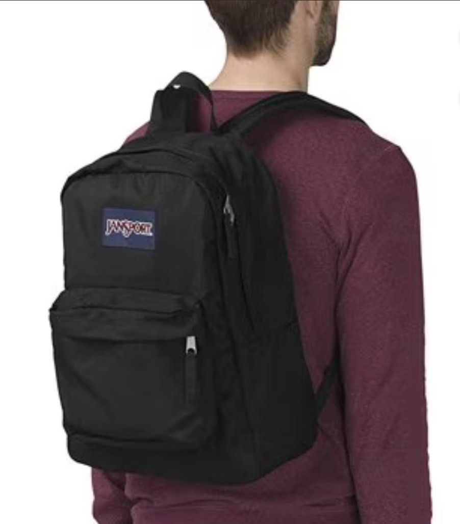 JanSport Superbreak Classic 25L Backpack - Black (Category: Luxury Bags & Wallets) located in Angeles City. Submitted by holyfabclothing (Listing ID 1464214619, Image 2). Description: - Classic black JanSport Superbreak backpack - 25L capacity Key Specifications & Features • Storage Space: Features a total capacity of 26 Liters (1,587 cu in). • Dimensions: Measures approximately 16.5” x 12.5” x 5.5” (42 x 32 x 14 cm). • Main Compartment: Offers o