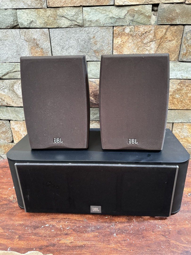 JBL Center and Surrounds Set (Category: Soundbars, Speakers & Amplifiers) located in Quezon City. Submitted by jaycpineda (Listing ID 1464171903, Image 1). Description: Jbl center and surrounds Jbl Surround Nirthridge Series N24 JBL center ES Series ES25C Both in good working condition No repair Personal used Rfs Decluttering Rush Selling 14k Qc area dm me.