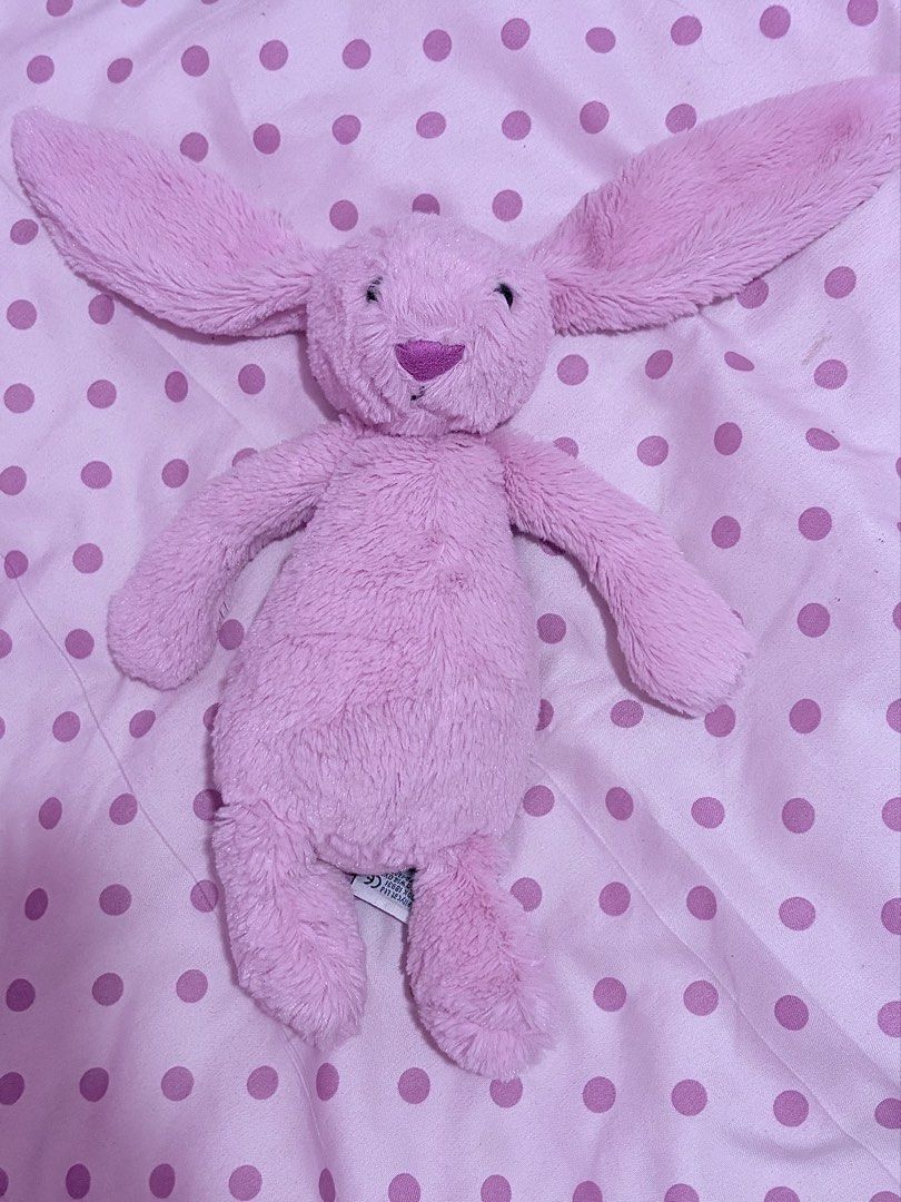 Jellycat Bashful Bunny (Category: Plushies & Soft Toys) located in Malabon City. Submitted by mika_rica (Listing ID 1464151345, Image 3). Description: Jellycat Bashful Bunny Like New SF (JNT) Location: Caloocan, Manila.