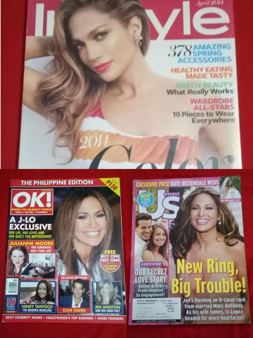 Jennifer Lopez Bundle (Category: Magazines) located in Dumaguete. Submitted by bibialexandria (Listing ID 1464191646, Image 1). Description: ***Shipping Fee Already Included*** In Style Magazine- Makapal siya..