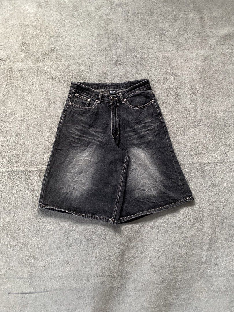 Jorts Acid Wash (Category: Shorts) located in Ozamiz City. Submitted by thriftnikael (Listing ID 1464314426, Image 1). Description: waist: 31 length: 24.5 thigh: 15.5 hem: 15 Color rate: 10/10 Condition: 10/10 Issue: n/a.