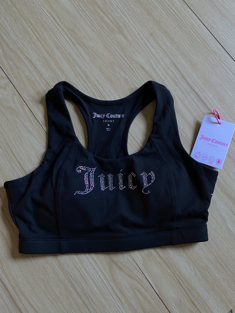 Juicy couture black workout bra (Category: Activewear) located in Manaoag. Submitted by wewhorewhat (Listing ID 1464244580, Image 3). Description: size medium can fit to xs to small brandnew from usa with tags .