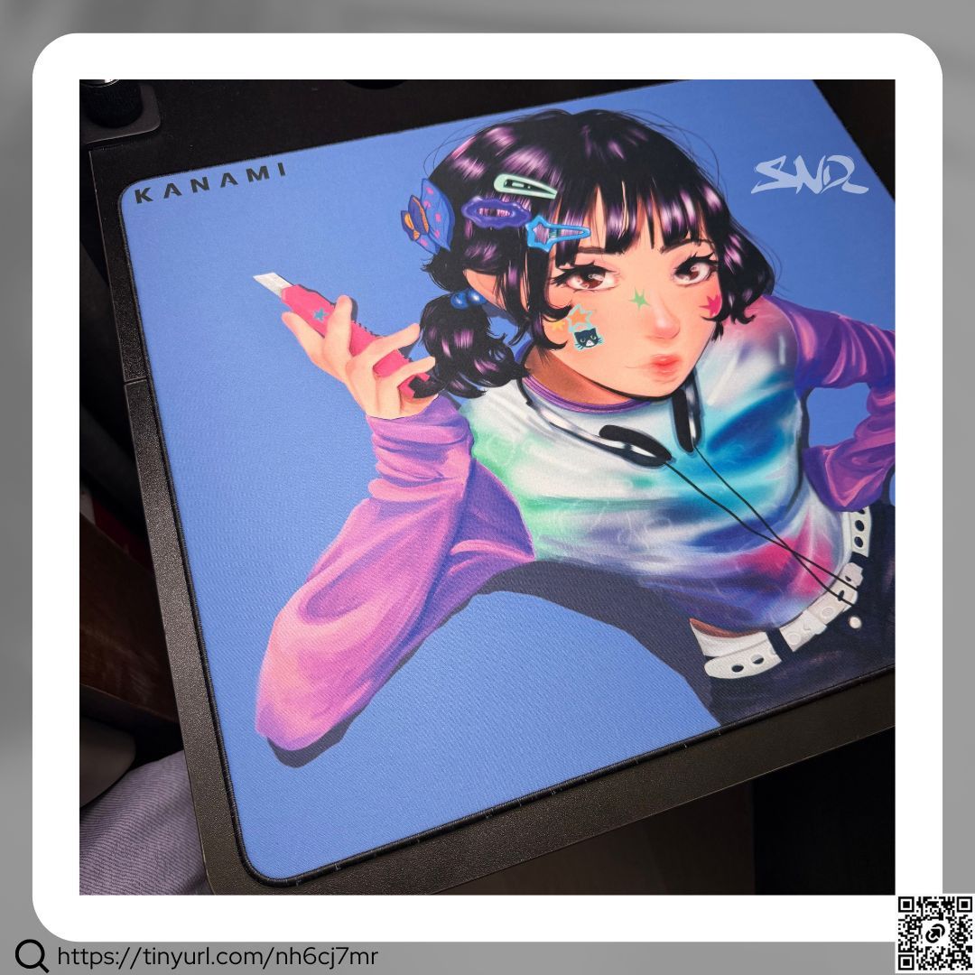 Kanami Nana V2 Cloth Mousepad (Category: Mouse & Mousepads) located in Quezon City. Submitted by sonder_listings (Listing ID 1464164179, Image 2). Description: • Will come with Artisan Box (XXL) • Soft Slimflex Poron Base Version • Dimension: 490x420x4mm • Brand-new condition 💰 Selling Price: ₱1,998.00 📍 Location: Circulo Verde, Quezon City .