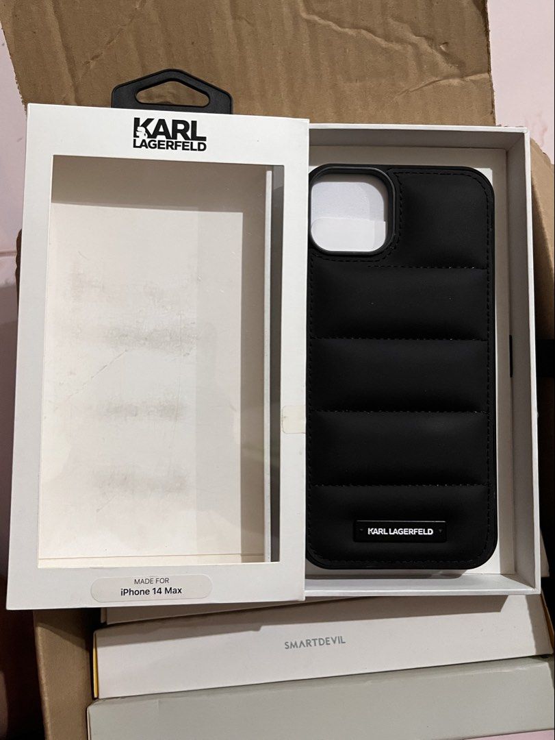 Karl Lagerfeld puff phone case for iPhone14 plus (Category: Cases & Sleeves) located in Cavite. Submitted by paula3 (Listing ID 1464272598, Image 1). Description: .