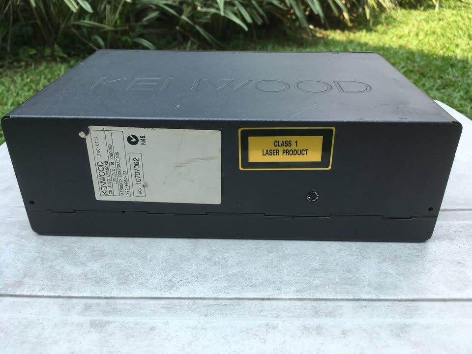 Kenwood CD Changer for Vehicle (Category: Audio, Video, Alarm and other Electronic Accessories) located in Quezon City. Submitted by fulcsus (Listing ID 1464221587, Image 2). Description: Kenwood KDC-C717 (10-disc CD Changer) In working condition. Pulled out working from a Honda CRV. * cracked right side bracket (see pic) * cable is 13 Pin * unit is for VEHICLE use Price: 3000.00 (firm) Last Price: 3000.00 Pick up & Testing at my place (vicinity 