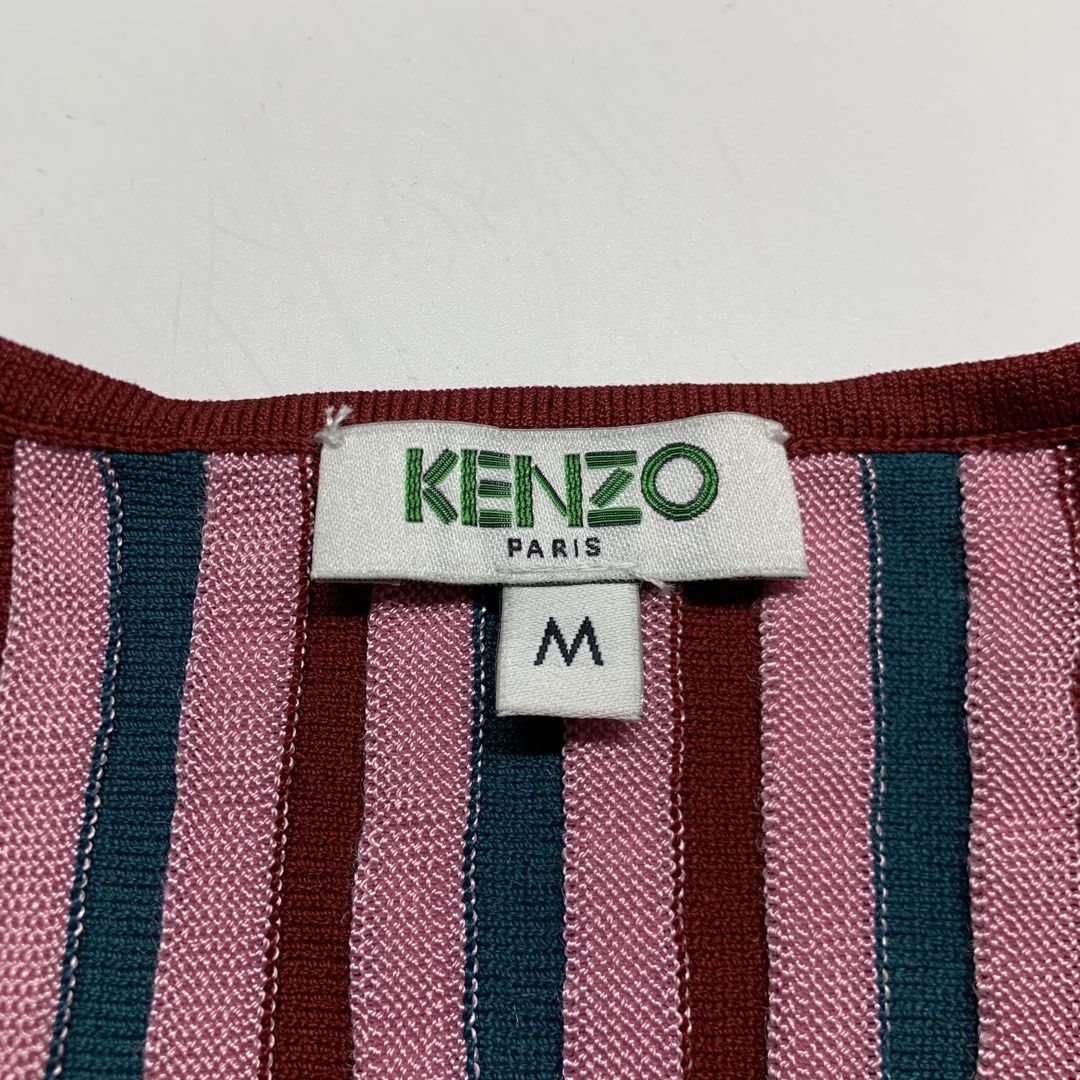 Kenzo - Striped Pleated longsleeve (Category: Longsleeves) located in Manila. Submitted by shottas_21 (Listing ID 1464298457, Image 3). Description: Kenzo - Striped Pleated longsleeve SIZE - Medium CONDITION - 9/10 Made in China CHEST - 15” LENGTH - 23.5” SHOULDERS - 14” SLEEVE - 23.5” HEM - 15”.