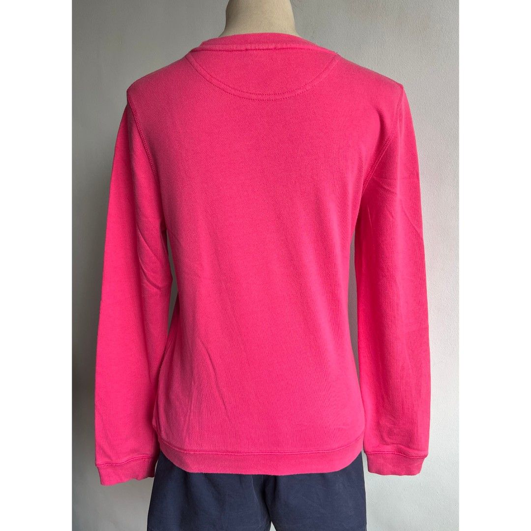 Kenzo Sweatshirt Jacket sweater pullover (Category: Longsleeves) located in Quezon City. Submitted by rosepam (Listing ID 1464175581, Image 3). Description: Kenzo Paris Pink Tiger Logo Embroidered Sweatshirt Size on tag: S (160/80a) FIX PRICE Measurements posted for reference Wash before wearing (stored item).