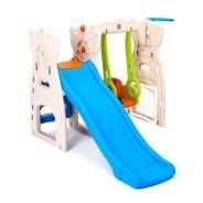 Kids Castle Slide and Swing Set (Category: Kids Toys) located in Marikina City. Submitted by roach03 (Listing ID 1464258136, Image 1). Description: - Fun castle-themed playground for kids - Features a bright blue slide and a green swing - Ideal for outdoor play and entertainment - Easy to assemble - Durable plastic construction - Suitable for toddlers and young children - offers are welcome.