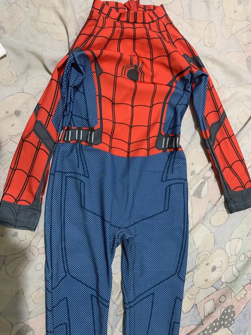 Kids Spiderman Swimming Suit (Category: Babies & Kids Fashion) located in Manila. Submitted by potchi0215 (Listing ID 1464158735, Image 2). Description: - Spiderman long-sleeved swimsuit for kids - Ideal for swimming lessons and beach trips - Provides sun protection - Fun design for Spiderman fans —cap included.