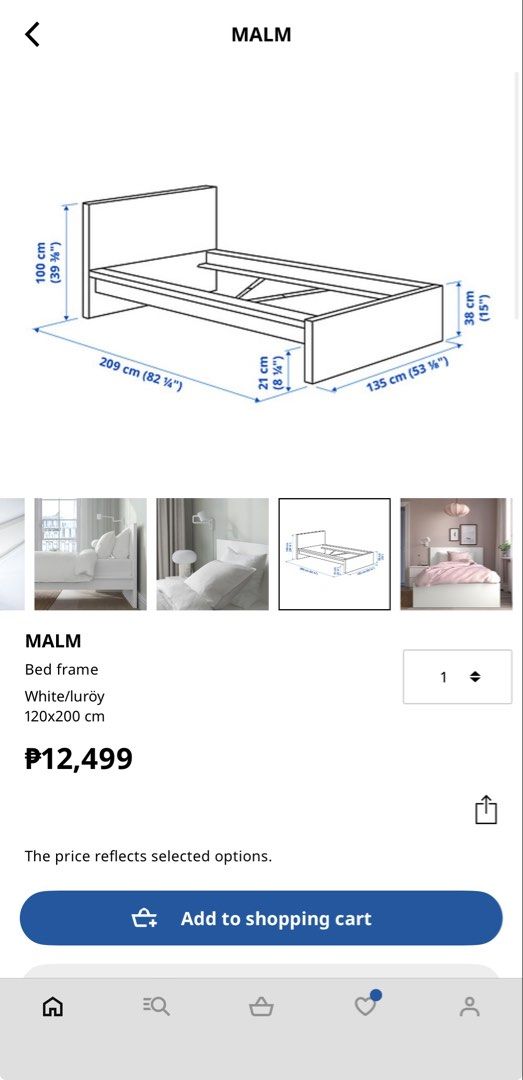 King bed (Category: Bedding & Towels) located in Quezon City. Submitted by alozada48 (Listing ID 1463892541, Image 3). Description: Sold as set only! Get the whole set for only 18k (slightly negotiable for sure buyers!) • Ikea Malm Bed frame • Mandaue Foam Flex Comfort Mattress Bought this set for 30k last Sept 2024, and it's still in great condition! Pick up location is near UP Diliman (shouldered by the buyer).