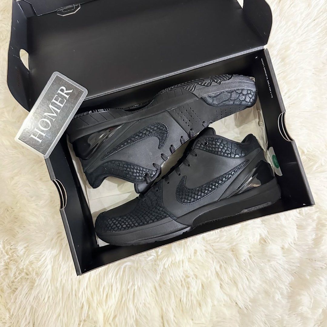 Kobe 4 Gift of Mamba (Category: Sneakers) located in Tanay. Submitted by hohohomieee (Listing ID 1464226270, Image 1). Description: Kobe 4 Gift of Mamba Size 8.5 US Brandnew ₱14,995.