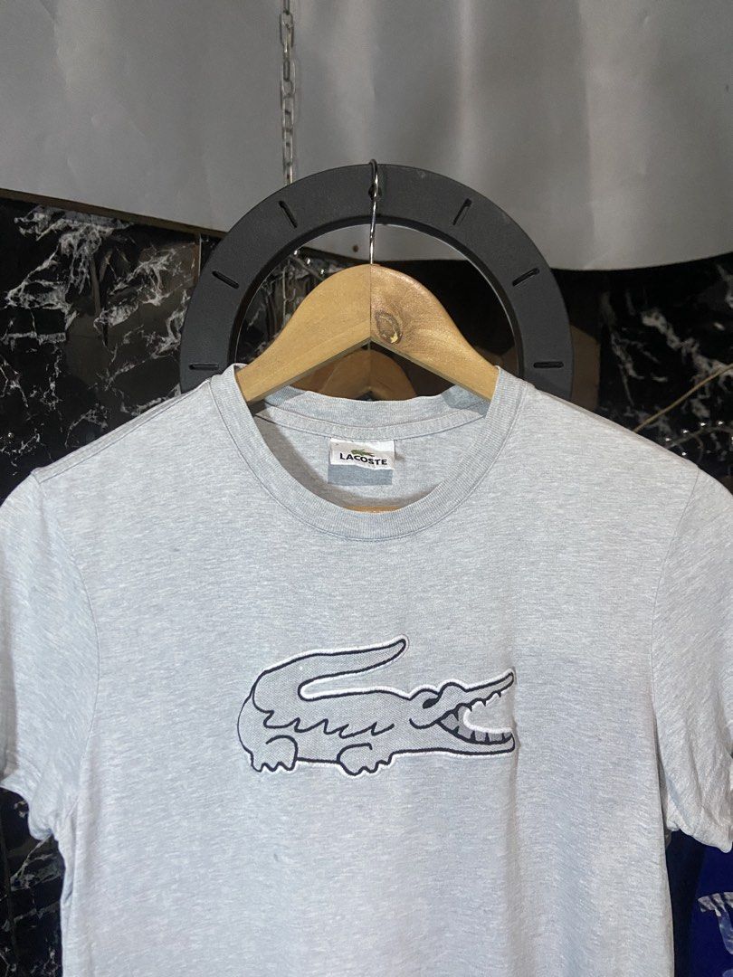 LACOSTE BIG LOGO SHIRT (Category: Tshirts & Polo Shirts ) located in Hinigaran. Submitted by formalwear.ph (Listing ID 1464352813, Image 2). Description: WTS📌📌 •(LACOSTE BIG LOGO SHIRT)• •Excellent Condition •Size- S •Dimes- 18 by 26 •Cr - 9.5/10 •Flaws- NONE •Color may vary due to lightings •Washed and ready to wear✅ •Very Presentable to weaR PHP 📥+ sf Affordable ✅ NOTE : If interested kindly message me directly bcause my account is underlimi