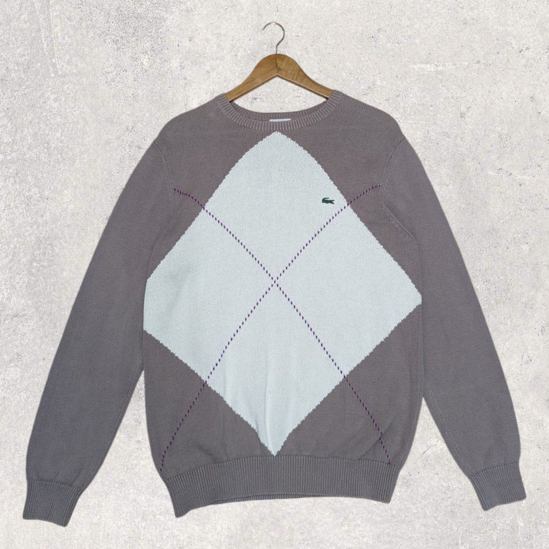 Lacoste Diamond Sweater (Category: Coats, Jackets and Outerwear) located in San Juan City. Submitted by 4keeps.mnl (Listing ID 1464292192, Image 1). Description: AUTHENTIC ✅ ORIGINAL Condition: 9.5/10 Medium Issue: None.